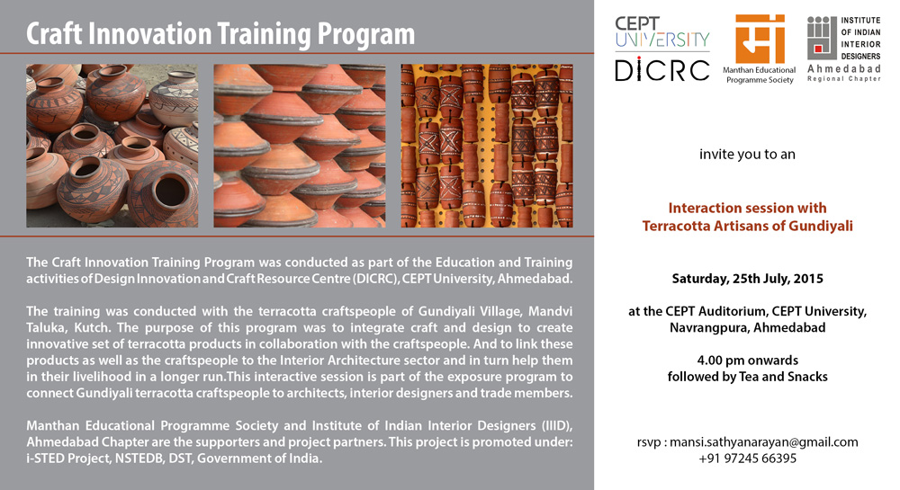 Craft Innovation Training Program