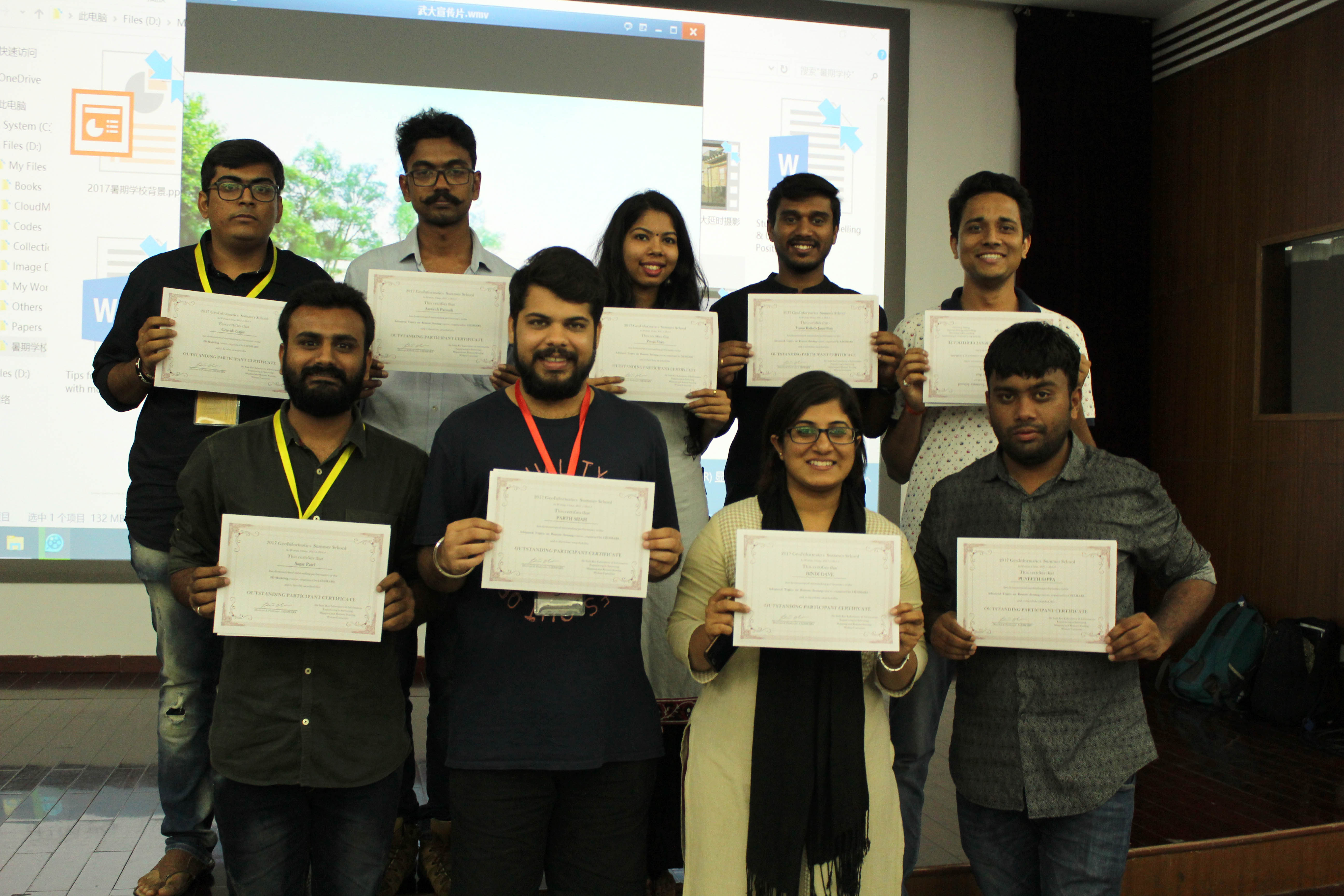  All Winners-3D Modelling (Sagar Patel and Gruvish ) and Remote Sensing Group (Anwesh Patnaik, Parth Shah, Pooja Shah, Rohit Tiwari, Puneeth Sappa, Varun Janardhan, Manush Shah & Bin)