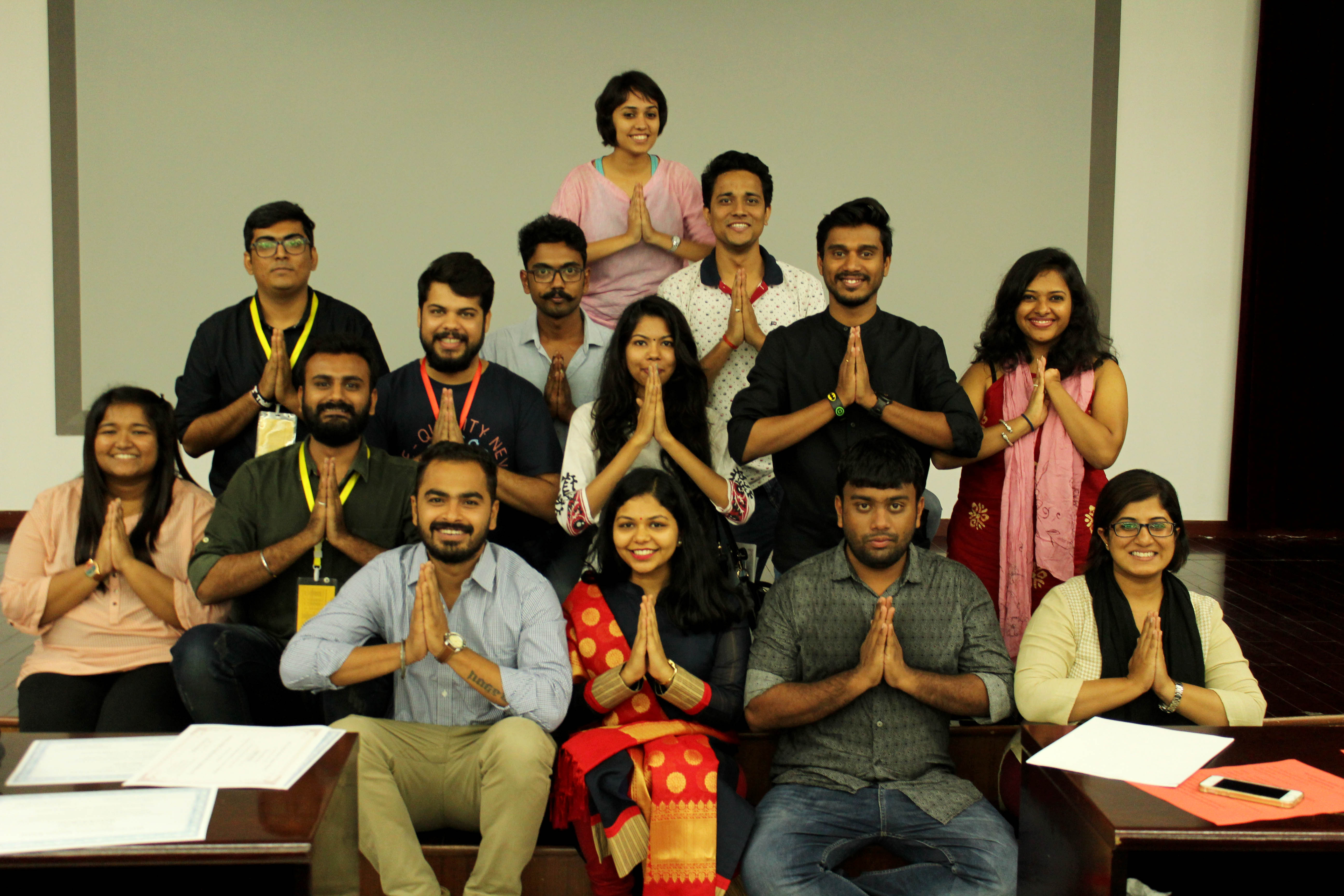 Left-Lovleen Chowdhury,Gruvish Gajjar, Sagar Patel,Mayur Bargal,Parth Shah, Anwesh Patnaik,Bansi Joshi, Pooja Shah,Shaily Gandhi,Puneeth Sappa,Varun Janardhan,Rohit Tiwari, Rhujuta 