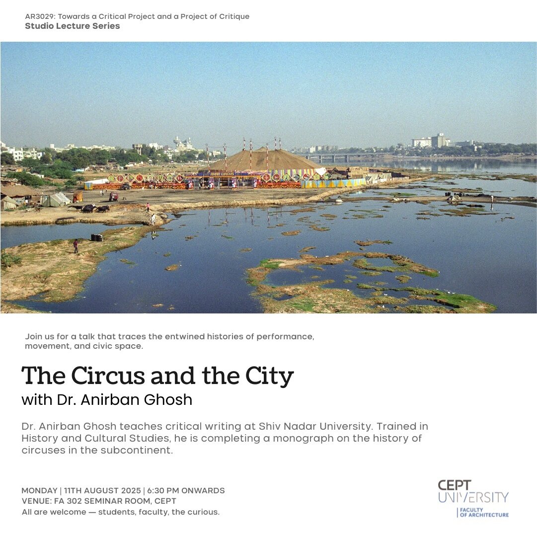 Instagram Post The Circus and the City with Dr Anirban Ghosh
