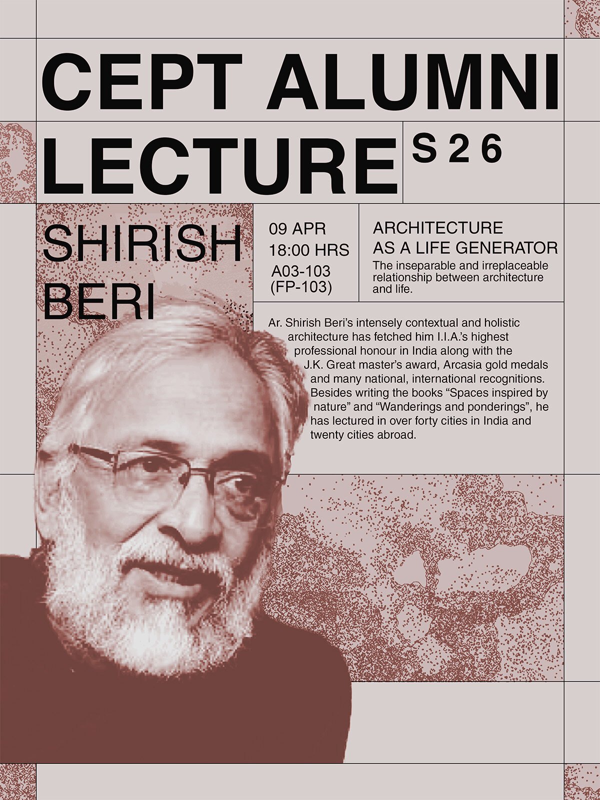 Alumni Lecture 1 Shirish Beri Lecture Poster 2026 1200 X1600