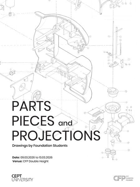 Parts Pieces and Projections Poster