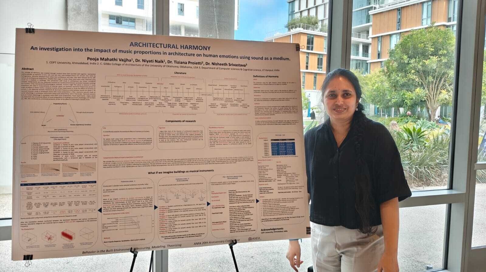 CEPT Doctoral Scholar Presents Research at ANFA Conference 2025