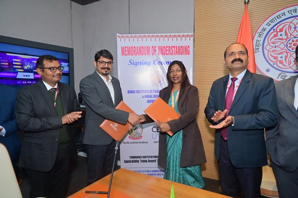 CEPT University Signs Mo U with BIPARD Bihar 1