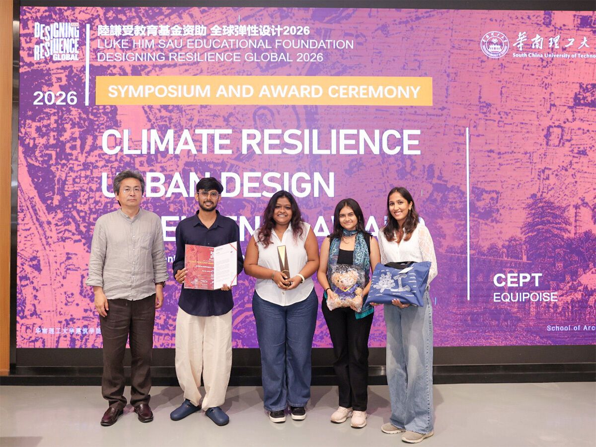 CEPT Team wins Designing Resilience Global Competition 2026