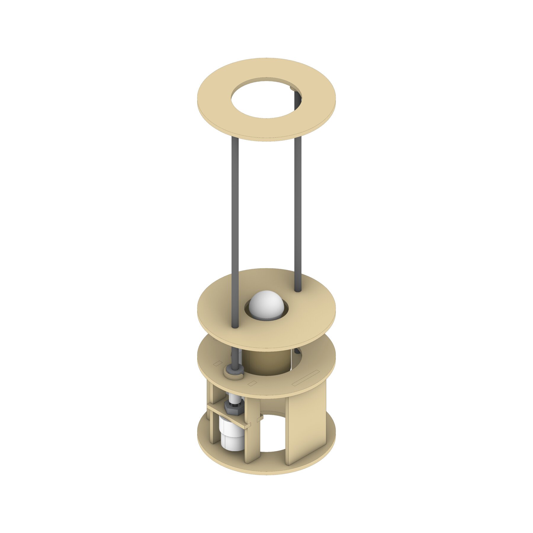 6 B Isometric View Internal components