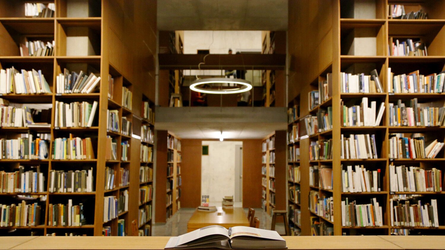 Book with pen library
