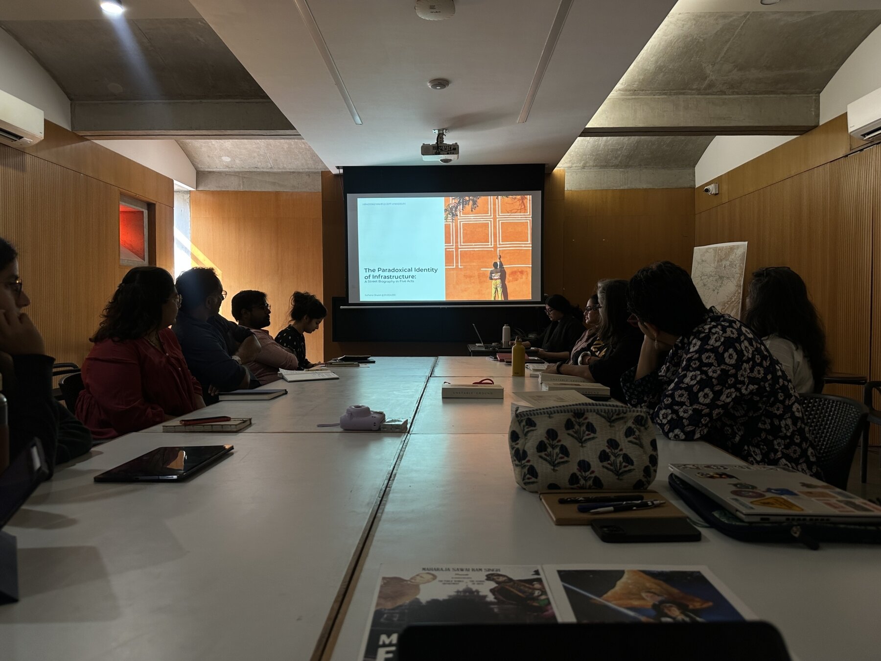 Student presentations in progress