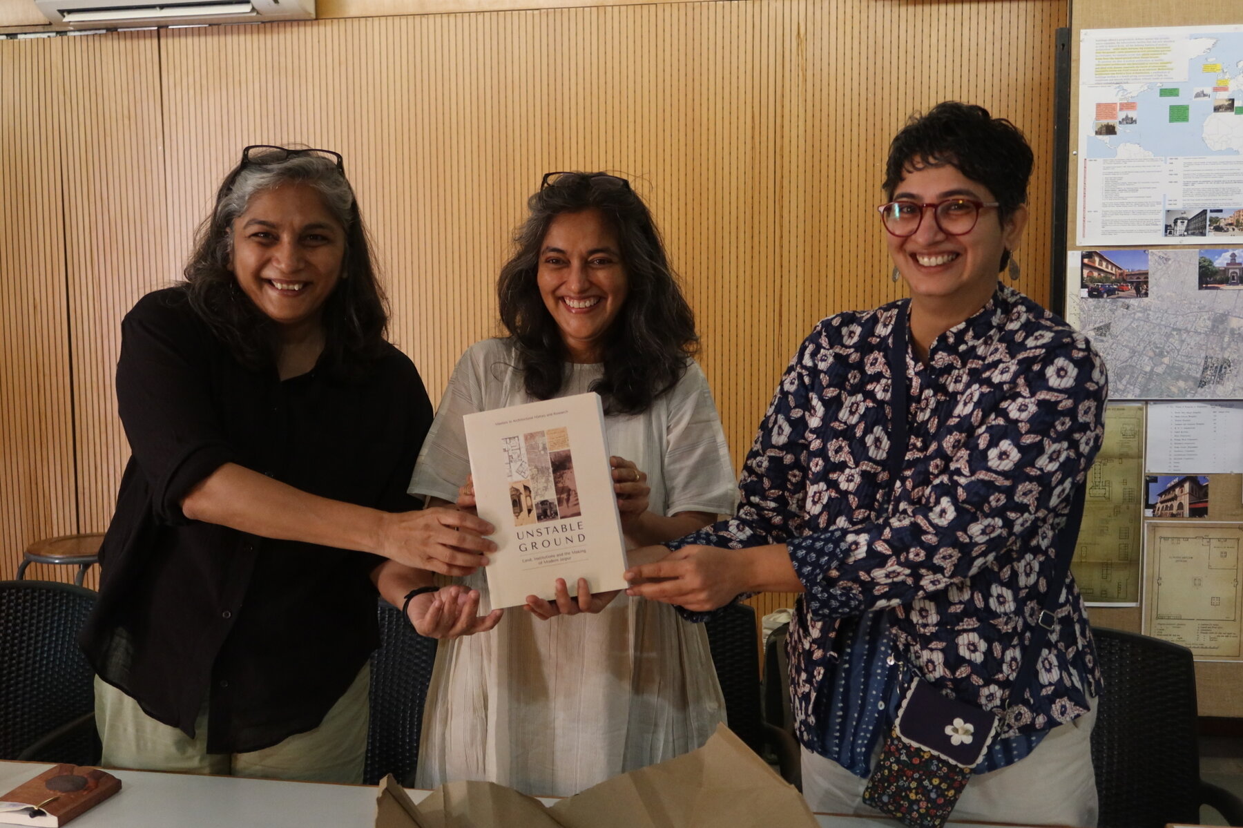 Unveiling of the book by the jurors