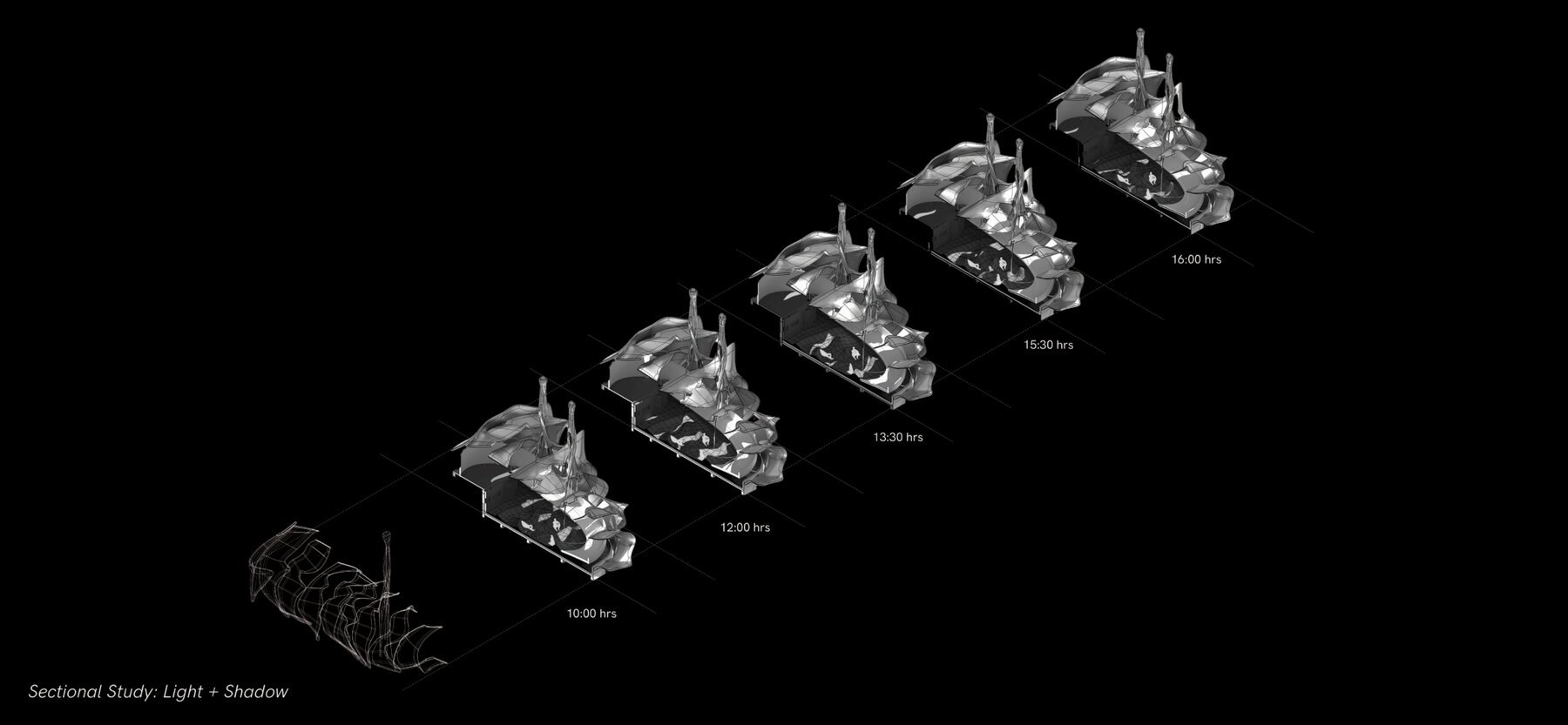 SAYA Sectional Study Axonometric
